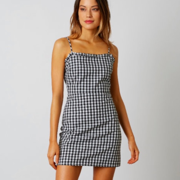 Cotton Candy LA Mini Gingham Dress - Picture 6 of 8